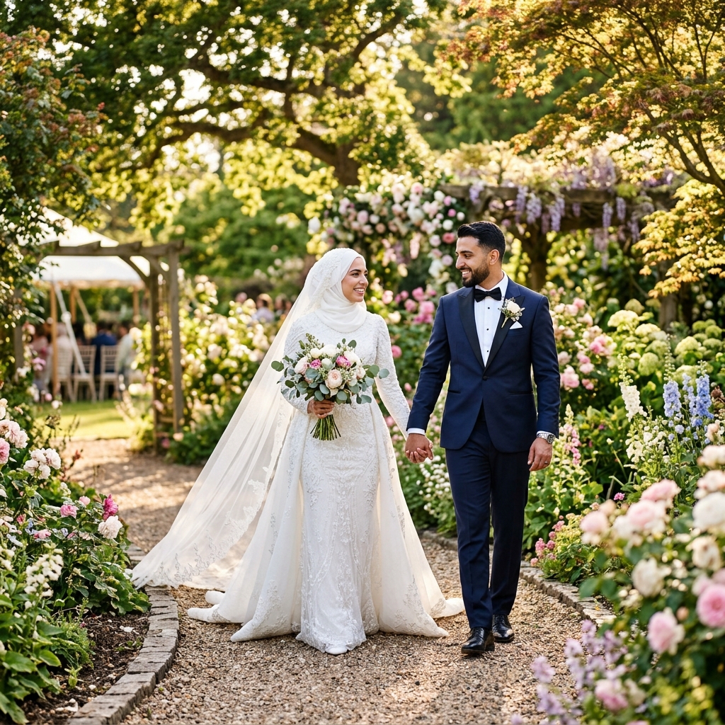 Muslim Wedding Couple 4