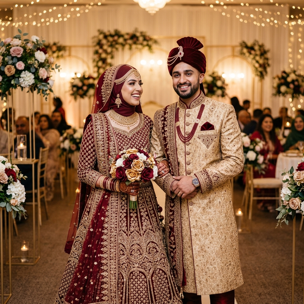 Muslim Wedding Couple 5